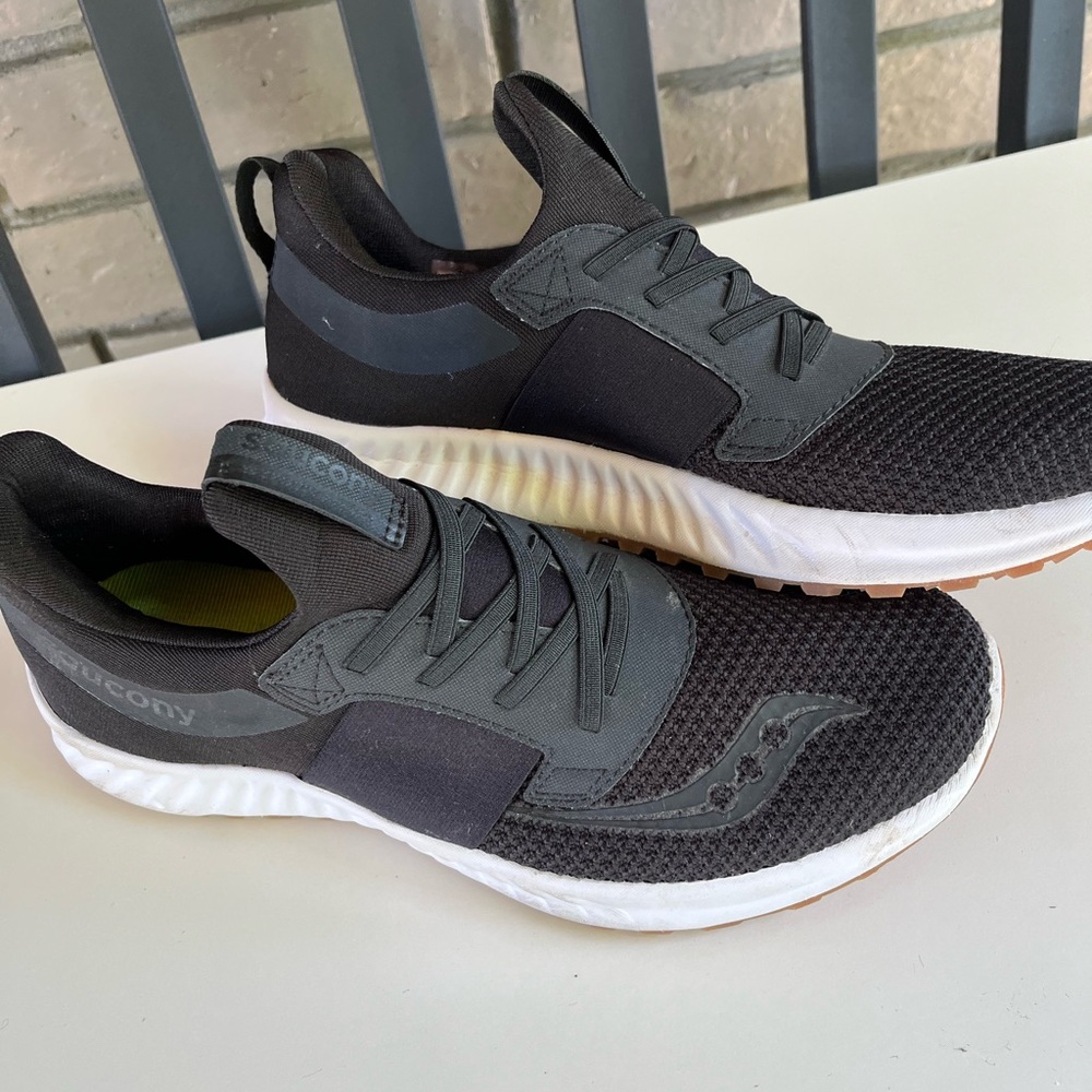 Saucony Black and Gray Athletic Shoes